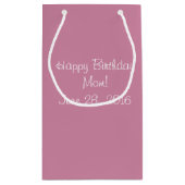 バンダオーキッドクラスター誕生日抱き枕 スモールペーパーバッグ (裏面)