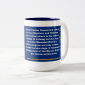 バンダナのブリザードのマグ ツートーンマグカップ (正面右)