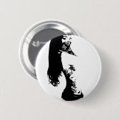 バンダナの女の子 缶バッジ (正面&裏面)