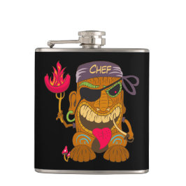 バンダナシェフティキとバーニングソーセージおもしろい、ブラック フラスク