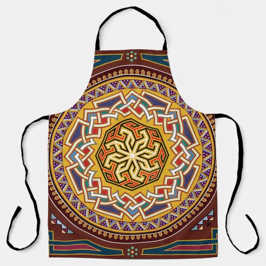 バンダナパターンワン エプロン (正面)