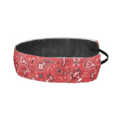 バンダナレッドペイズリー アスレチックヘッドバンド (右)