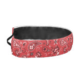 バンダナレッドペイズリー アスレチックヘッドバンド (左)
