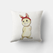 バンダナ付きウサギ クッション (裏面)