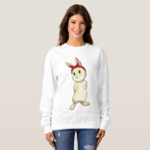 バンダナ付きウサギ スウェットシャツ (正面フル)
