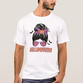 バンダナ付きハロウィーンレディ Tシャツ