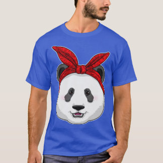 バンダナ付きパンダ Tシャツ