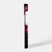 バンダナ&サングラスiphoneのPshychaselic cat iPhoneケース (左側面)