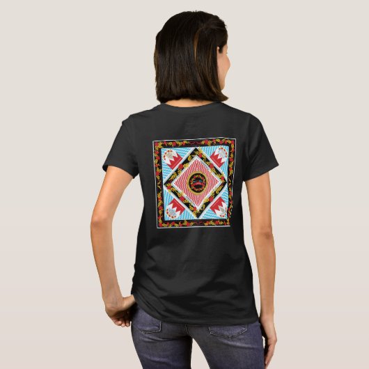 バンダナ デザイン Tシャツ (裏面フル)
