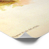 バンダパリシオレンジリンデニアオーキッド ポスター (角)