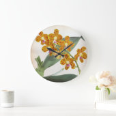 バンダパリシオレンジリンデニアオーキッド ラージ壁時計 (ホーム)