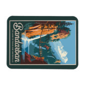 バンダルバンバングラデシュ旅行芸術ヴィンテージ マグネット (横)