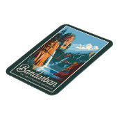 バンダルバンバングラデシュ旅行芸術ヴィンテージ マグネット (左側)