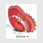 バンダンナバタフライステッカー シール (シート)