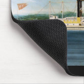 バンダービルト汽船1847 マウスパッド (コーナー)