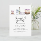 バンチアンドバブルシャンパンブライダルシャワー 招待状 (スタンド正面)
