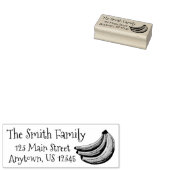 バンチオブバナナスフルーツスーパーマーケットグルメ住所 ラバースタンプ (押印)