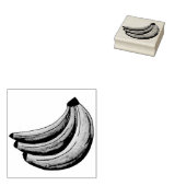 バンチオブバナナバナナフルーツグルメスタンプ ラバースタンプ (押印)