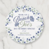 バンチベリーファースト誕生日メッセージカード フェイバータグ (正面)