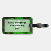 バンチベリー白い野草 ラゲッジタグ (裏面横)