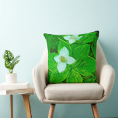 バンチベリー白山花の抽象芸術印象派 クッション (椅子)