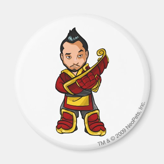 バンチャ忍者シェンクー選手 マグネット (正面)