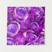 バンチローズの背景 バレンタインデー 愛とロマンスのシンボル タペストリー (正面(横))