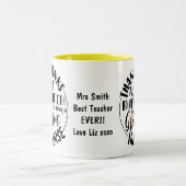 バンチ感謝していナースマグカップフローラ感謝ギフト ツートーンマグカップ (中央)