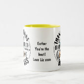 バンチ感謝していボスフローラ感謝ギフト ツートーンマグカップ (中央)