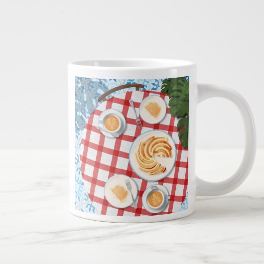 バンットケーキとコーヒー2人用 ジャンボコーヒーマグカップ (右)