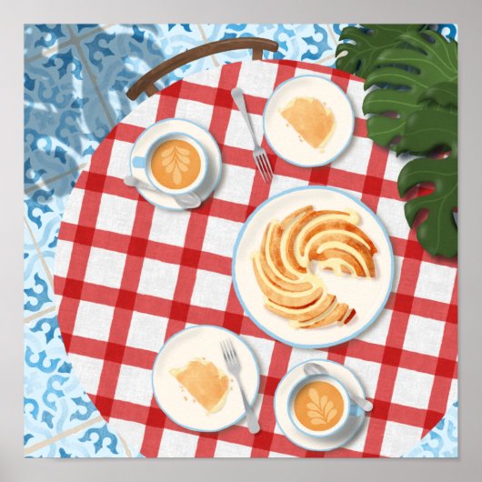 バンットケーキとコーヒー2人用 ポスター (正面)