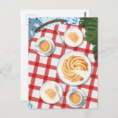 バンットケーキとコーヒー2人用 ポストカード (正面/裏面)