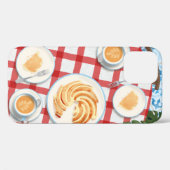 バンットケーキとコーヒー2人用 Case-Mate iPhoneケース (裏面 (横))