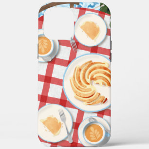 バンットケーキとコーヒー2人用 iPhone 12 PRO MAX ケース