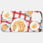 バンットケーキとコーヒー2人用 Case-Mate iPhoneケース (裏面 (横))