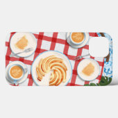 バンットケーキとコーヒー2人用 Case-Mate iPhoneケース (裏面 (横))