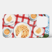 バンットケーキとコーヒー2人用 Case-Mate iPhoneケース (裏面 (横))