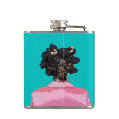 バンツーティール（緑がかった色）。 フラスク (裏面)