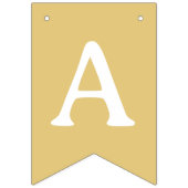 バンテおもしろいィング標識パーティー10で終わる!金ゴールド紙吹雪 バンティングフラッグ (第3の旗)