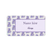 バンテアイリス ラベル (正面)