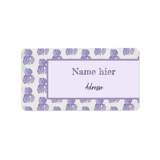 バンテアイリス ラベル (正面)