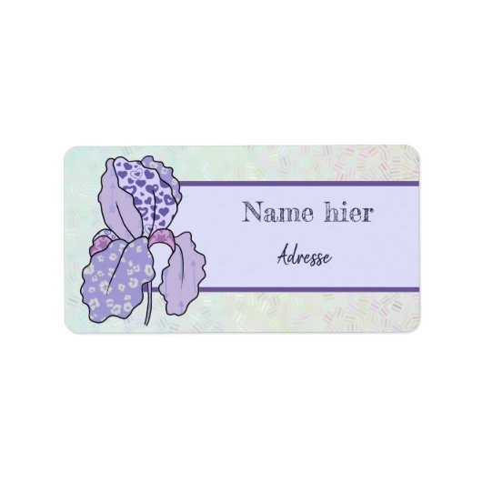 バンテアイリス ラベル (正面)