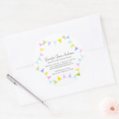 バンティングパーティーイベントプランナー ラウンドシール (封筒)