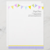 バンティングパーティーイベントレターヘッド レターヘッド (正面/裏面)