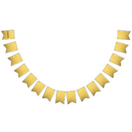 バンティンゴールドフォイル光沢のあるパーティーバナカスタマイズー バンティングフラッグ