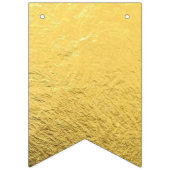 バンティンゴールドフォイル光沢のあるパーティーバナカスタマイズー バンティングフラッグ (第2の旗)