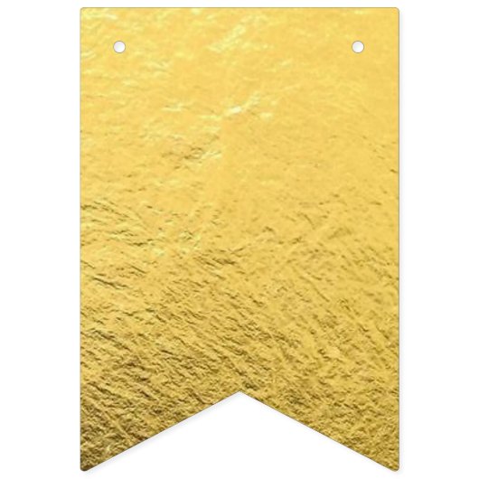 バンティンゴールドフォイル光沢のあるパーティーバナカスタマイズー バンティングフラッグ (第2の旗)