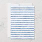 バンティンノアの箱舟ボーイズ赤ちゃんシャワーサンキューカード 招待状 (裏面)