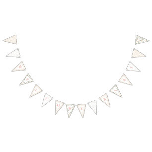 バンティンバナーウェルカムベビー バンティングフラッグ