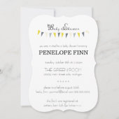 バンティンベビーシャワー招待状 招待状 (正面)